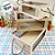 Kit Caixote Decorativo com Tela nas Laterais e Alça - P 22cm / M 26cm / G 30cm - 3 unidades - Cromus  - Rizzo - Imagem 1