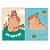 Cartaz Decorativo - Capivara - 31x45cm - 2 unidades - Regina - Rizzo - Imagem 1