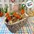 Cesta Decorativa de Aguapé Oval  - 25cm - 1 unidade - Cromus - Rizzo - Imagem 1