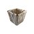 Cesta Decorativa de Aguapé Quadrada  - 13cm - 1 unidade - Cromus - Rizzo - Imagem 5
