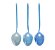 Ovo de Páscoa Decorativo Saquinho Voal 3 tons de Azul Perolado - 6cm - 9 unidades - Cromus Páscoa - Rizzo Embalagens - Imagem 2