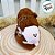 Chaveiro de Pelúcia - Capivara com Mochila Rosa - 13cm - 1 unidade - Rizzo - Imagem 2