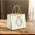 Sacola Premium com Visor Para Caixa Meio Ovo - Quinn Verde - 30x26x14cm - 1 unidade - Cromus - Rizzo - Imagem 1