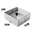 Caixa para Meio Ovo de 50g - 10x10x4cm - Ouro - 5 unidades - ASSK - Rizzo - Imagem 1