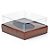 Caixa Ovo de Colher - Meio Ovo de 350g - 20,5cm x 17cm x 9,7cm - Marrom - 5unidades - Assk - Páscoa Rizzo Embalagens - Imagem 1