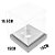 Caixa Ovo Em Pé de 250g a 350g - 15x15x18,5cm - Branco - 5 unidades - ASSK - Rizzo - Imagem 1