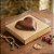 Caixa para Meio Ovo Coração 250g - Kraft - 15x13x6,5cm - 5 unidades - Assk Rizzo - Imagem 1