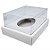 Caixa para Meio Ovo de 500g - 23x19x10cm - Branco - 5 unidades - ASSK - Rizzo - Imagem 1