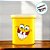 Pote de Plástico Organizador Bob Esponja - 10x8cm - 500ml - 1 unidade - Rizzo - Imagem 1
