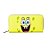 Carteira de Mão Amarela Bob Esponja - 19x10cm - 1 unidade - Rizzo - Imagem 3