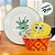 Kit Alimentação Bob Esponja - Prato, Caneca e Bowl - 1 unidade - Rizzo - Imagem 1