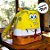 Mini Mochila Escolar - Bob Esponja - 25x20x10cm - 1 unidade - Rizzo - Imagem 1