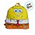 Mini Mochila Escolar - Bob Esponja - 25x20x10cm - 1 unidade - Rizzo - Imagem 3