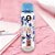Garrafa Squeeze Pet Italiana - Stitch - Transparente Tampa Azul - 1L  26cm - 1 unidade - Rizzo - Imagem 1