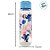 Garrafa Squeeze Pet Italiana - Stitch - Transparente Tampa Azul - 1L  26cm - 1 unidade - Rizzo - Imagem 3
