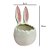 Enfeite Decorativo de Páscoa - Ovo com Orelha de Coelho em Cerâmica - 13cm - 1 unidade - Rizzo - Imagem 4