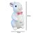 Enfeite Decorativo de Páscoa - Coelho Floco de Neve Branco Sentado - 27cm - 1 unidade - Rizzo - Imagem 3