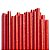 Canudo de Papel Metalizado Vermelho - 20 unidades - ArtLille - Rizzo Festas - Imagem 1
