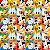 Folha para Ovos de Páscoa Mickey e Turma 69x89cm - 05 unidades - Cromus Páscoa - Rizzo Embalagens - Imagem 1