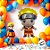 Balão de Festa Microfoil 55cm - Naruto - 1 unidade - Rizzo - Imagem 2