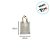 Sacola Transparente Fosca PVC com Alça de Fibra - 25x20x10cm  - 10 unidades - Rizzo - Imagem 4