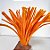 Haste de Chenille Laranja - 30cm - 100 unidades - Rizzo - Imagem 1