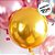 Balão de Festa Microfoil 9'' 22cm - Redondo Prata - 1 unidade - Rizzo - Imagem 3