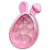 Caixa Acrílica Coelho com Berço para 8 docinhos - Rosa Bebê - 23,5x13cm - 1 unidade - Só Boleiras - Rizzo - Imagem 7