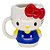 Caneca de Cerâmica 3D Hello Kitty - 650ml - 1 unidade - Rizzo - Imagem 7