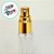 Frasco de Vidro Quadrado com Tampa Spray Ouro - 10ml - 1 unidade - Rizzo - Imagem 2