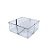 Caixa Acrilica Transparente Quadrada com Divisórias - 7x7cm - 10 unidades - Rizzo - Imagem 1
