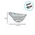 Bowl Acrilico Oval Transparente ''Petisqueira'' - 16,5x13,5x6,5cm - 1 unidade - Rizzo - Imagem 3
