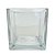 Pote De Vidro Quadrado - 12x12cm - 1L - 1 unidade - Rizzo - Imagem 2