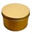Lata de Metal Redonda - Ouro - 7,5cm - 10 unidades - Rizzo - Imagem 5