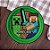 Prato de Papel Redondo - Minecraft - 18cm - 8 unidades - FestColor - Rizzo - Imagem 1