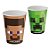 Copo de Papel - Minecraft - 200ml - 8 unidades - FestColor - Rizzo - Imagem 4