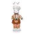 Coelho Chef em Pé Coral Marrom 53cm x 15cm - Cromus Páscoa - Rizzo Embalagens - Imagem 1