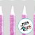 Vela Palito Rosa Com Glitter - 6cm - 8 unidades - Regina - Rizzo - Imagem 2