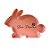 Bandeja Decorativa Boa Páscoa - Coelho Rose - 1 unidade - Rizzo - Imagem 1