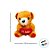 Urso de Pelúcia Com Coração Vermelho - Marrom - 15cm - 1 unidade - Rizzo - Imagem 6