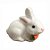 Enfeite Decorativo de Páscoa - Coelho Branco Sentado - 10cm - 1 unidade - Rizzo - Imagem 5