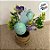 Enfeite Decorativo de Páscoa - Mini Árvore com Ovos Azuis - 15cm - 1 unidade - Rizzo - Imagem 2