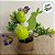 Enfeite Decorativo de Páscoa - Mini Árvore com Ovos Verdes - 15cm - 1 unidade - Rizzo - Imagem 2