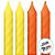 Vela Palito Espiral Colorida Neon - 8cm - 10 unidades - Silver Festas - Rizzo - Imagem 2