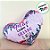 Almofada Coração de Pelúcia - Mãe como é Grande o Meu Amor por Você - 28x20cm - 1 unidade - Rizzo - Imagem 1
