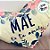 Almofada Coração de Pelúcia - Mãe Eu Te Amo - 28x20cm - 1 unidade - Rizzo - Imagem 2