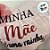 Almofada Coração de Pelúcia - Minha Mãe é Uma Rainha - 28x20cm - 1 unidade - Rizzo - Imagem 2