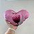 Almofada Coração de Pelúcia - Mãe como é Grande o Meu Amor por Você - 28x20cm - 1 unidade - Rizzo - Imagem 3