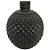 Frasco para Perfumaria de Vidro Redondo - Madri Preto Fosco - 330ml - 1 unidade - Rizzo - Imagem 5