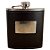 Cantil Inox com Couro Marrom Escuro de Bolso para Whisky - Modelo 1 - 175ml - 1 unidade - Rizzo - Imagem 5